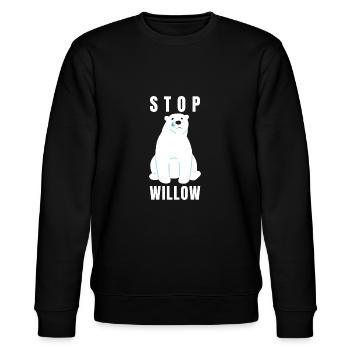 Willow Project - Stanley/Stella Unisex Bio-Sweatshirt CHANGER  - Schwarz - Vorne - Nik (191cm) & Marisol (170cm)