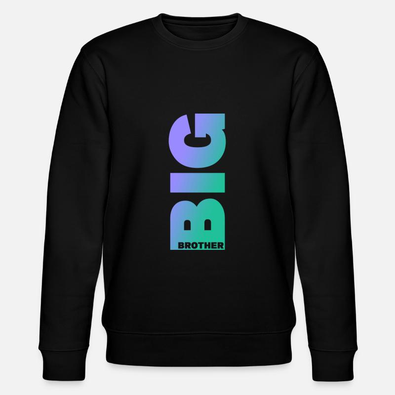 Bruder - Stanley/Stella Unisex Bio-Sweatshirt CHANGER  - Schwarz