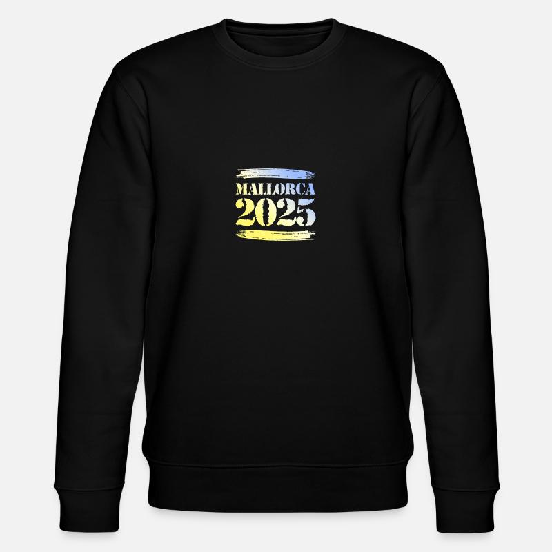 Mallorca 2025 - Stanley/Stella Unisex Bio-Sweatshirt CHANGER  - Schwarz