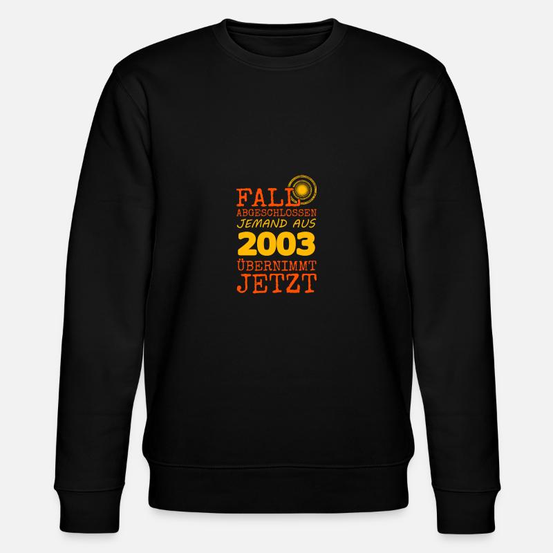 abgeschlossen 2003 - Stanley/Stella Unisex Bio-Sweatshirt CHANGER  - Schwarz