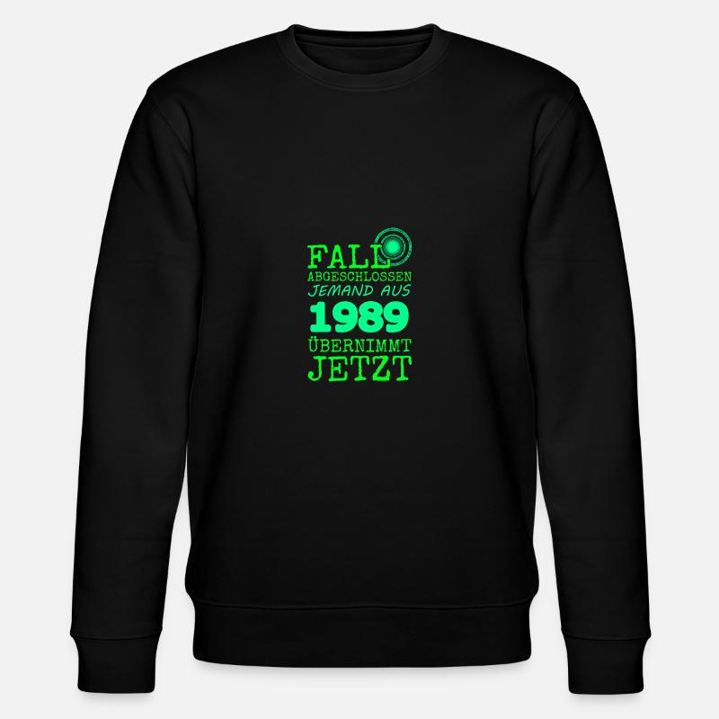 1989 - Stanley/Stella Unisex Bio-Sweatshirt CHANGER  - Schwarz