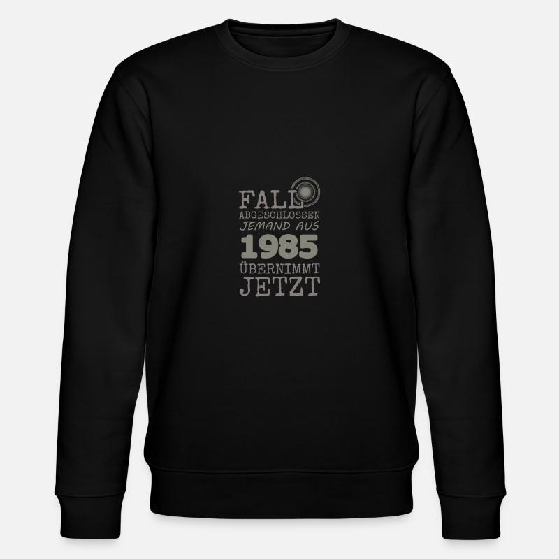 1985 - Stanley/Stella Unisex Bio-Sweatshirt CHANGER  - Schwarz