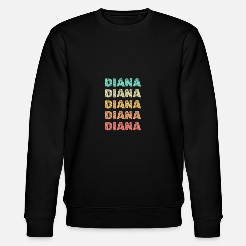 Diana Diana - Stanley/Stella Unisex Bio-Sweatshirt CHANGER  - Schwarz