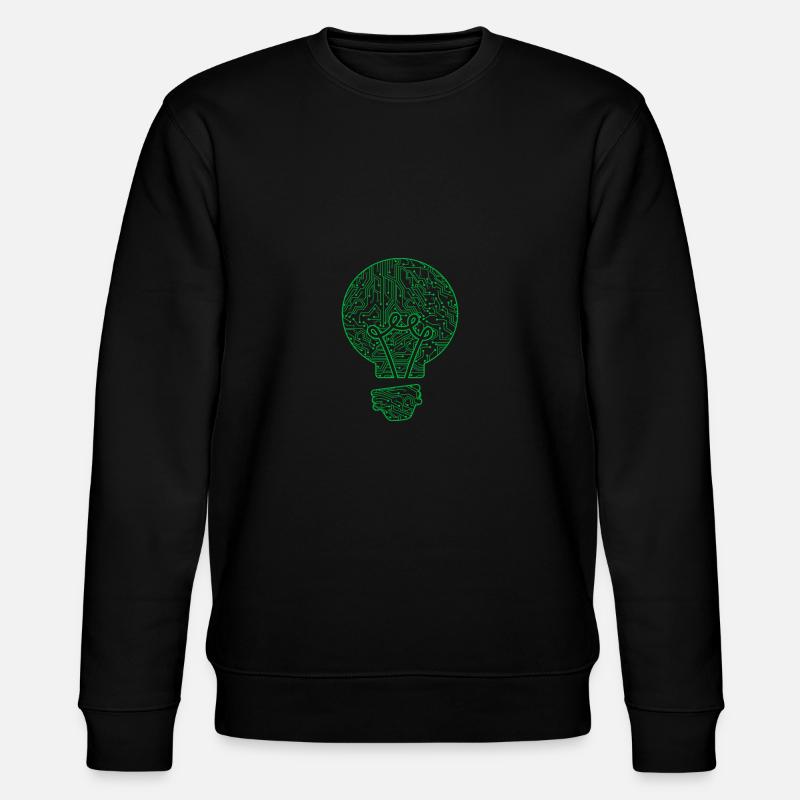 light control green - veranstaltungstechnik - Stanley/Stella Unisex Bio-Sweatshirt CHANGER  - Schwarz