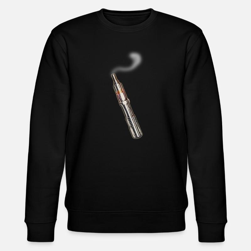 E-Zigarette-mit Rauch - Stanley/Stella Unisex Bio-Sweatshirt CHANGER  - Schwarz