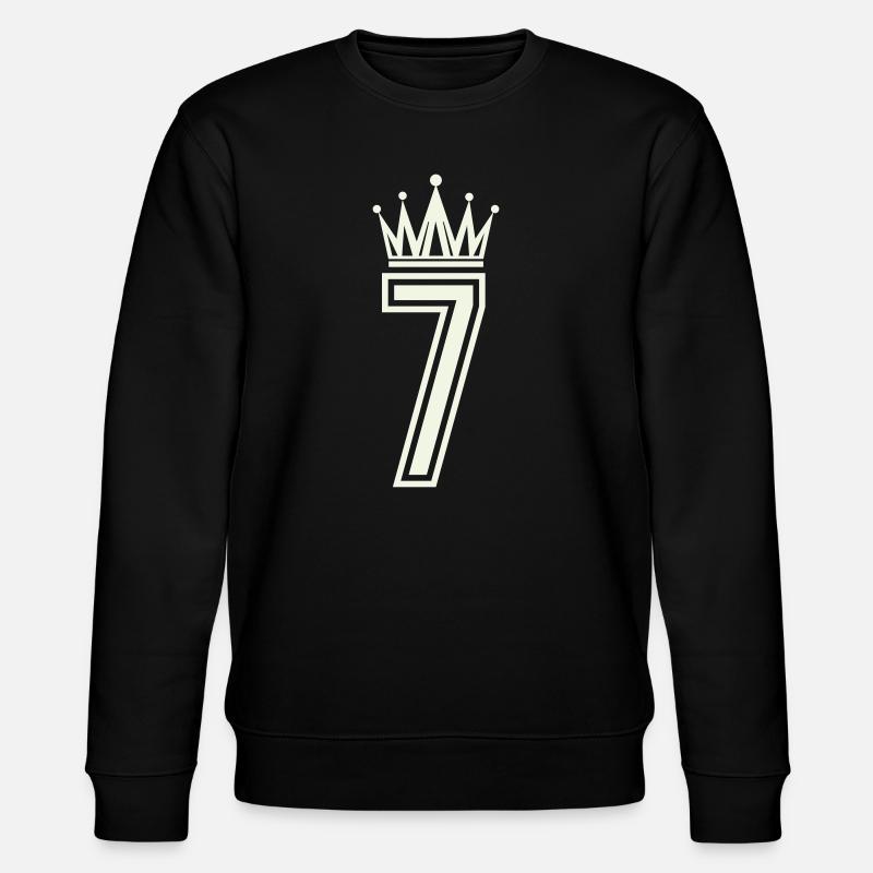 Königliche Sieben Logo - Stanley/Stella Unisex Bio-Sweatshirt CHANGER - Schwarz