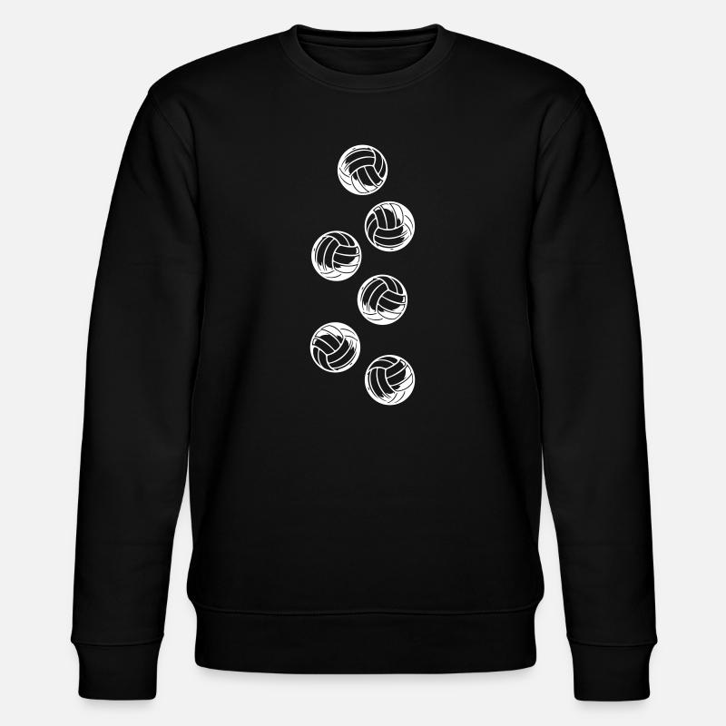 Volleyball - Stanley/Stella Unisex Bio-Sweatshirt CHANGER - Schwarz