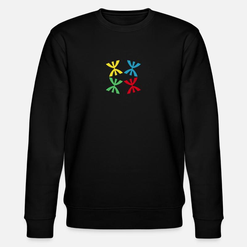 Le carré AMAZIGH - Sweat bio CHANGER Stanley/Stella Unisexe - noir