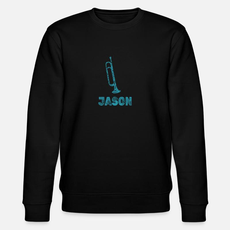 Blasmusik Jason - Stanley/Stella Unisex Bio-Sweatshirt CHANGER  - Schwarz