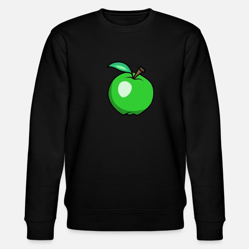 Apfel - Stanley/Stella Unisex Bio-Sweatshirt CHANGER  - Schwarz