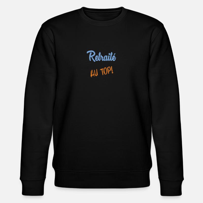 RUHESTAND - Stanley/Stella Unisex Bio-Sweatshirt CHANGER  - Schwarz