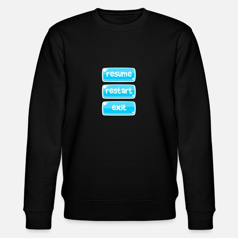Menu du jeu - Sweat bio CHANGER Stanley/Stella Unisexe - noir
