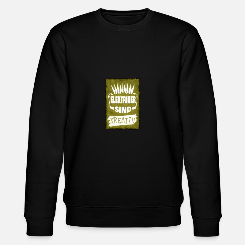 Elektriker - Stanley/Stella Unisex Bio-Sweatshirt CHANGER  - Schwarz
