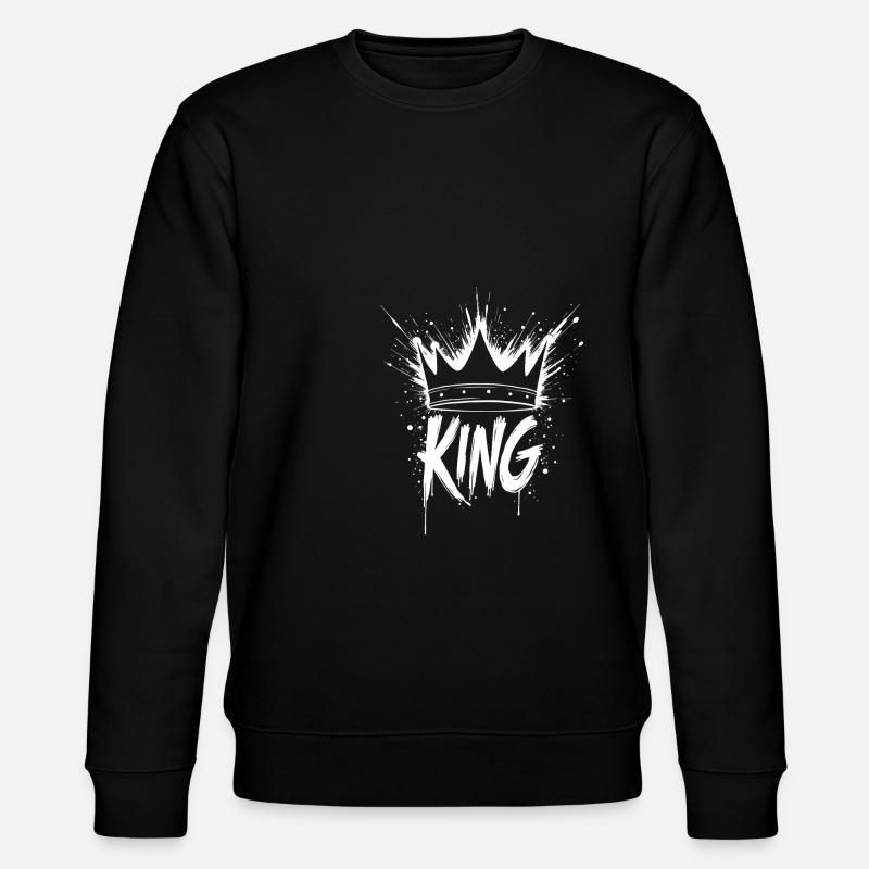 König Krone Splash King Couronne - Sweat bio CHANGER Stanley/Stella Unisexe - noir
