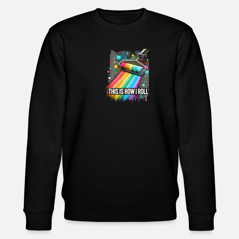 So läuft das bei mir - Stanley/Stella Unisex Bio-Sweatshirt CHANGER  - Schwarz