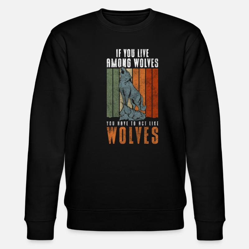 Wolfpack Wolfhound - Sweat bio CHANGER Stanley/Stella Unisexe - noir