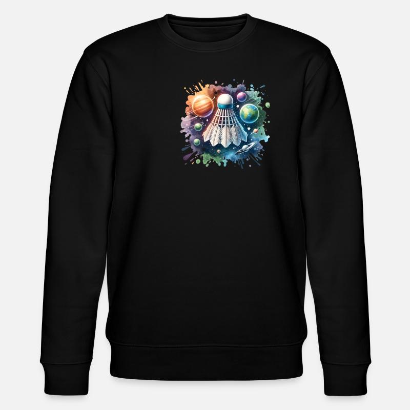 Design de badminton cool - Sweat bio CHANGER Stanley/Stella Unisexe - noir