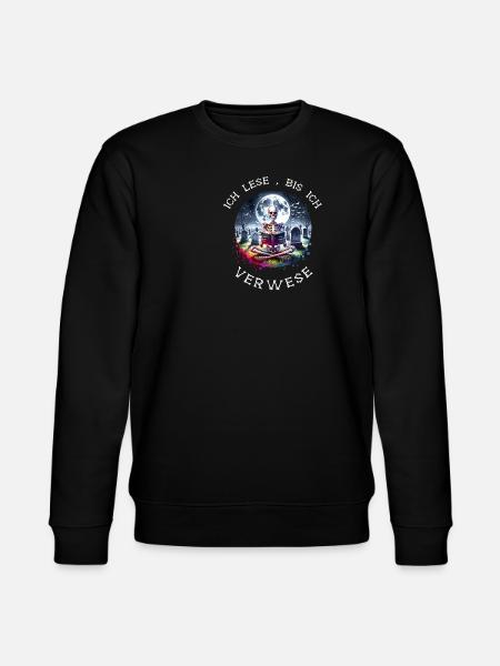 Reading is my hobby - Stanley/Stella CHANGER Unisex Organic Sweatshirt - black
