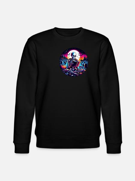 Reading is my hobby - Stanley/Stella CHANGER Unisex Organic Sweatshirt - black