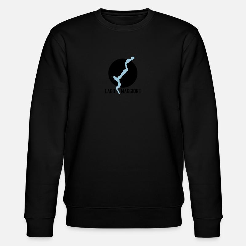 LAGO MAGGIORE – Italien / Schweiz - Stanley/Stella Unisex Bio-Sweatshirt CHANGER  - Schwarz