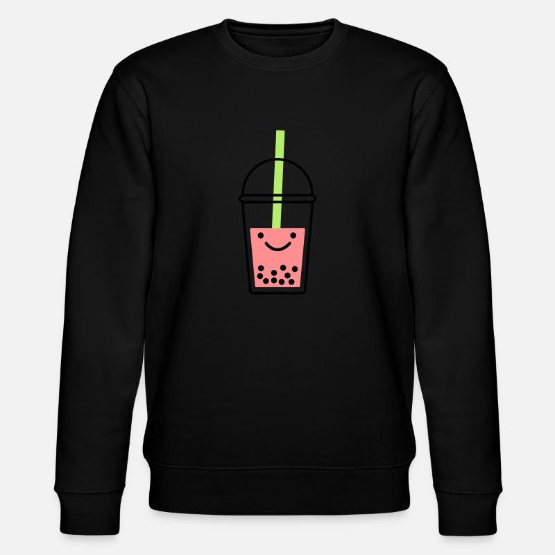 Bubble Tea - Stanley/Stella Unisex Bio-Sweatshirt CHANGER  - Schwarz