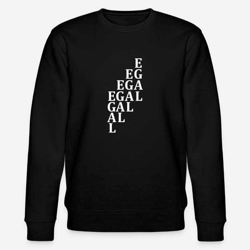 egal egal egal egal egal - Stanley/Stella Unisex Bio-Sweatshirt CHANGER  - Schwarz