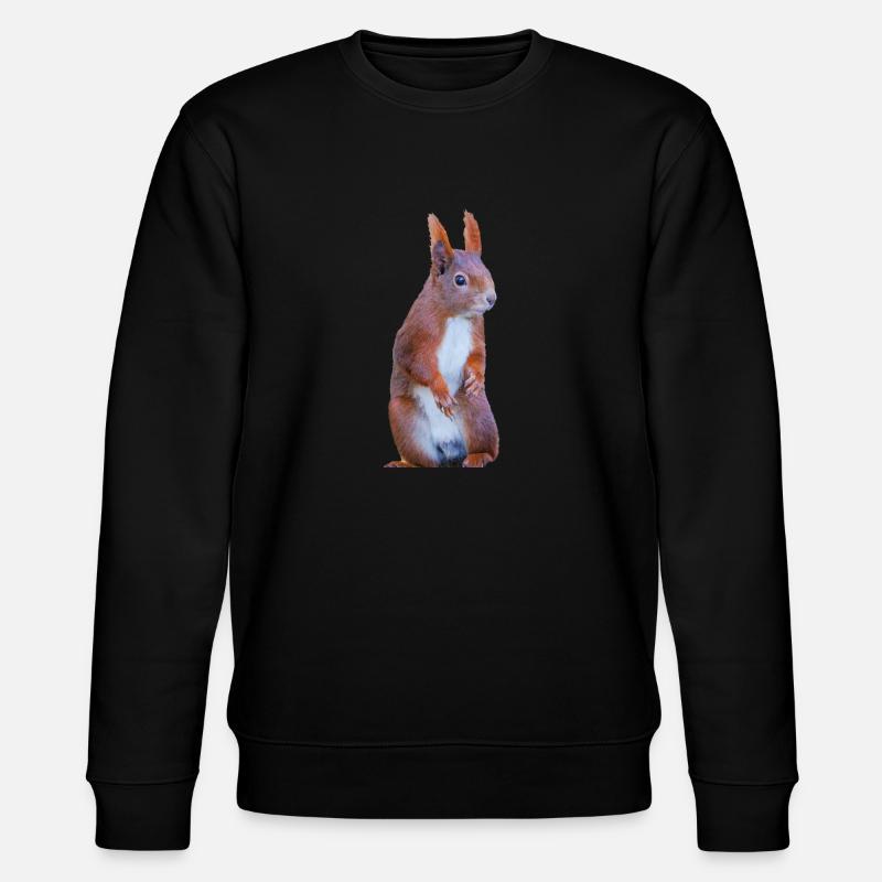 Eichhönchen - Stanley/Stella Unisex Bio-Sweatshirt CHANGER  - Schwarz