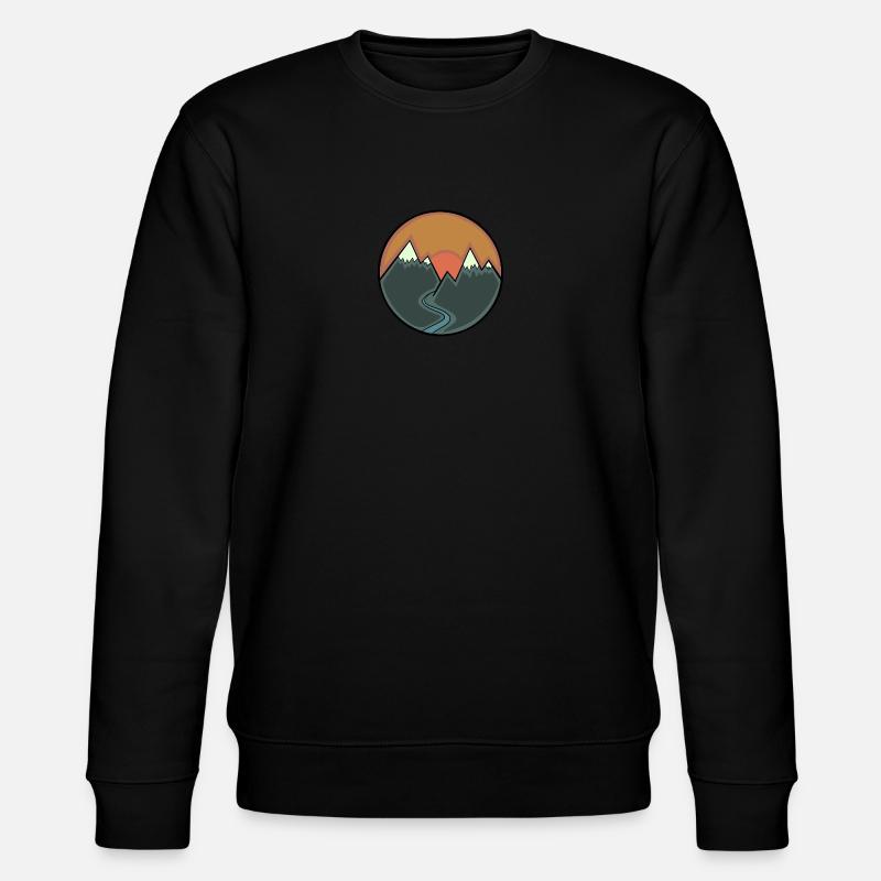 Coucher de soleil - Sweat bio CHANGER Stanley/Stella Unisexe - noir