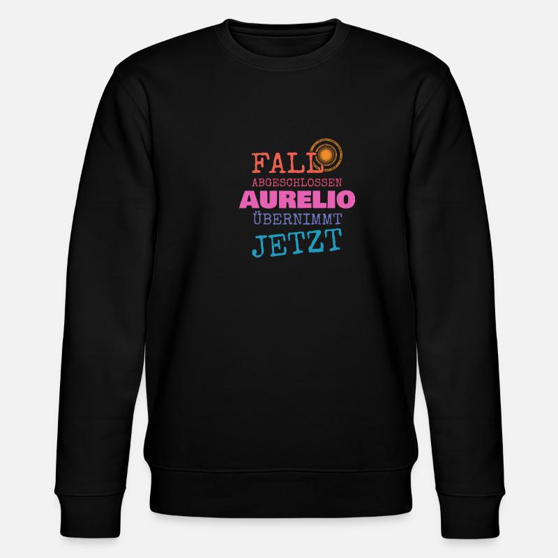 Aurelio - Stanley/Stella Unisex Bio-Sweatshirt CHANGER  - Schwarz