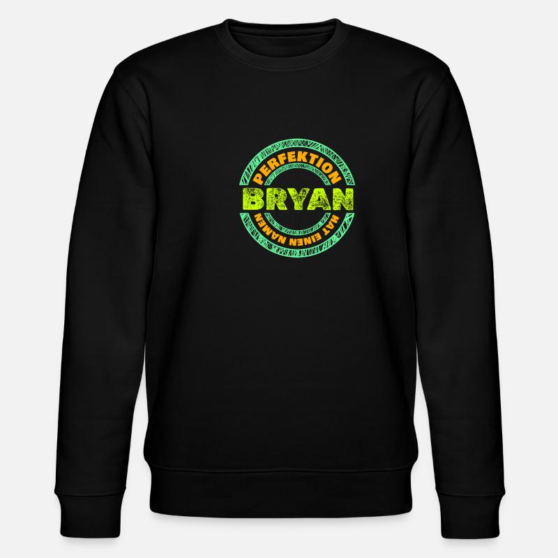 Bryan als Bryan - Stanley/Stella Unisex Bio-Sweatshirt CHANGER  - Schwarz