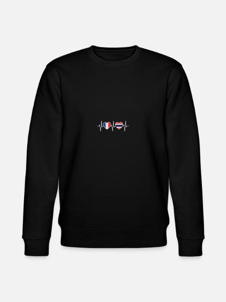 France and Thailand Thai flag - Stanley/Stella CHANGER Unisex Organic Sweatshirt - black