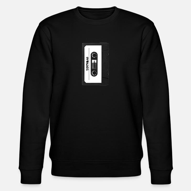 Music Tape "Techno" - Stanley/Stella Unisex Bio-Sweatshirt CHANGER  - Schwarz