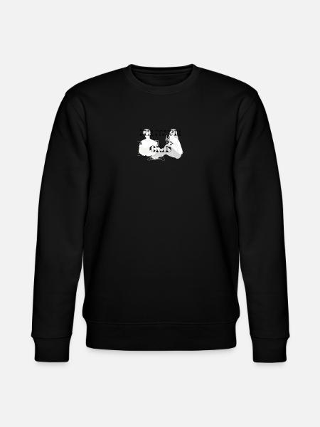 Independent Club Duo Illustration - Stanley/Stella CHANGER Unisex Organic Sweatshirt - black