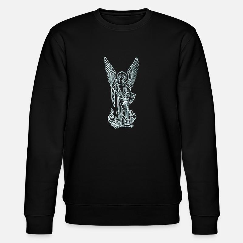 Michael Archangel - Stanley/Stella Unisex Bio-Sweatshirt CHANGER  - Schwarz