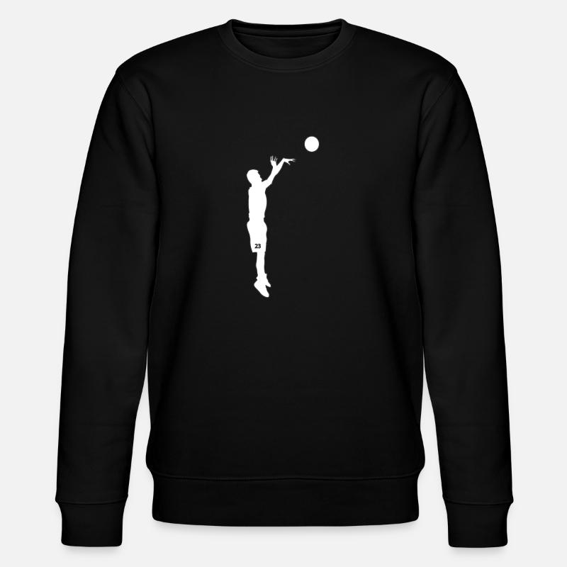Basketballspieler - Stanley/Stella Unisex Bio-Sweatshirt CHANGER - Schwarz