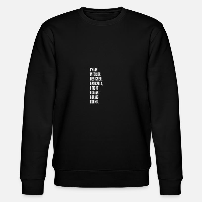 Innenarchitekt - Stanley/Stella Unisex Bio-Sweatshirt CHANGER  - Schwarz