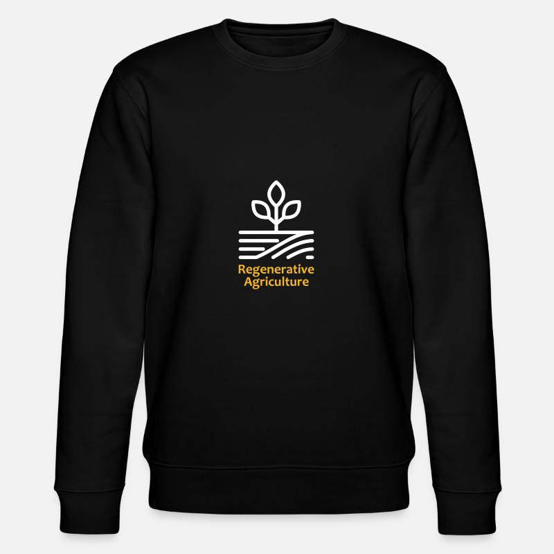 Agriculture régénératrice - Sweat bio CHANGER Stanley/Stella Unisexe - noir