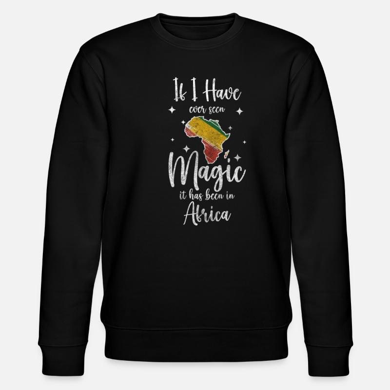 Afrique Continent Animaux - Sweat bio CHANGER Stanley/Stella Unisexe - noir