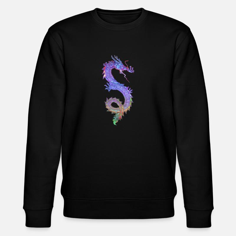 MAGIC DRAGON - Sweat bio CHANGER Stanley/Stella Unisexe - noir