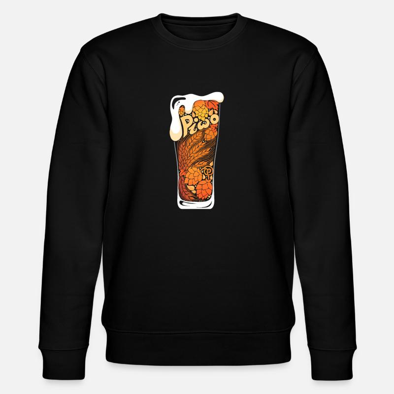 Bier - Bier T-Shirts - Stanley/Stella Unisex Bio-Sweatshirt CHANGER  - Schwarz