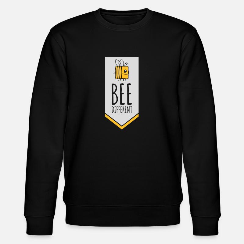 bee citation différente - Sweat bio CHANGER Stanley/Stella Unisexe - noir
