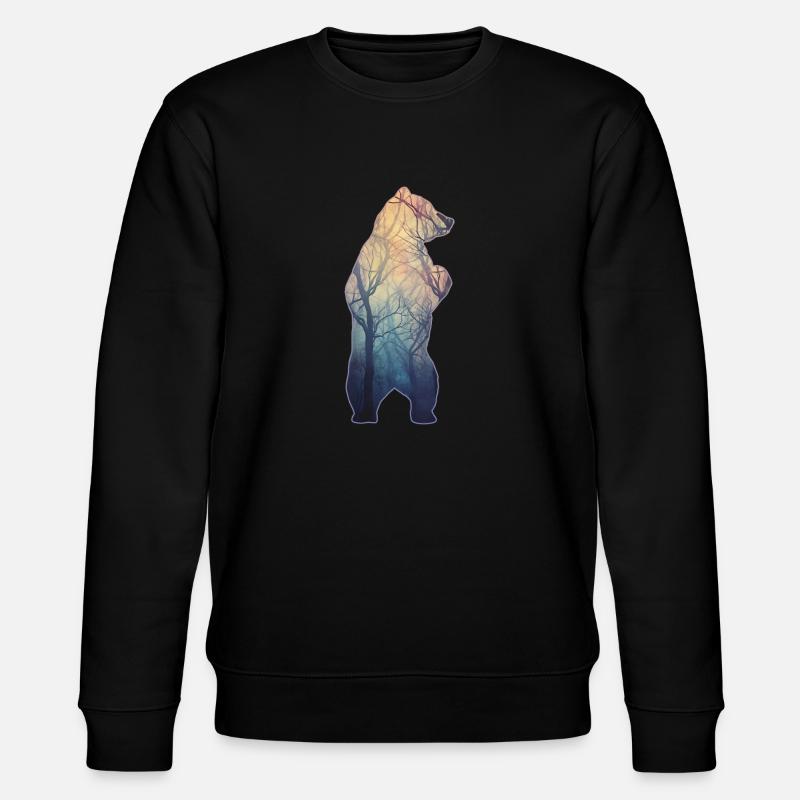 Chasseur, Alpiniste, Randonneur, Ours - Sweat bio CHANGER Stanley/Stella Unisexe - noir