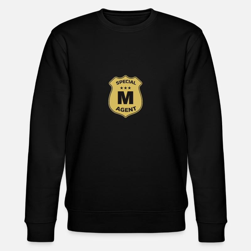 Special Agent M - Stanley/Stella Unisex Bio-Sweatshirt CHANGER  - Schwarz