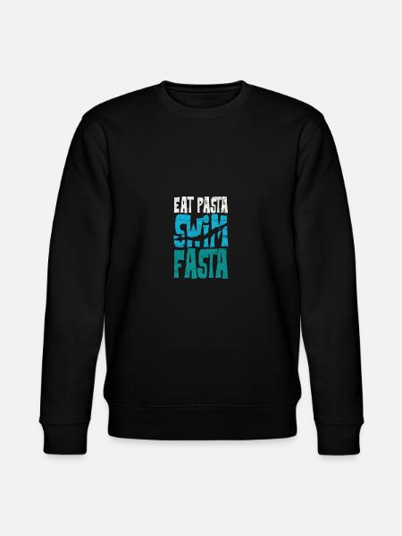 Funny Swimming Swim Team - Stanley/Stella CHANGER Unisex Organic Sweatshirt - black