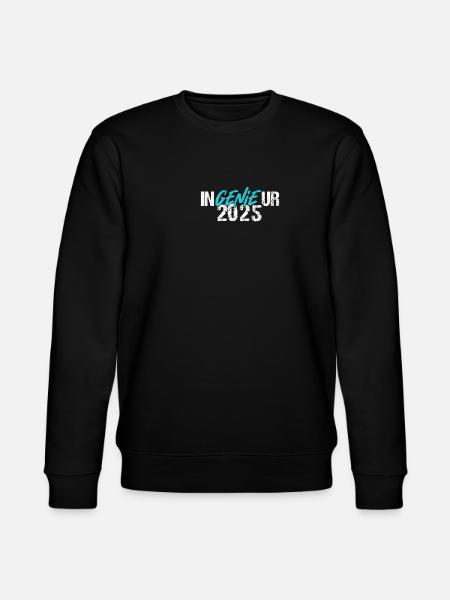 Engineer Genie Graduation 2025 - Stanley/Stella CHANGER Unisex Organic Sweatshirt - black