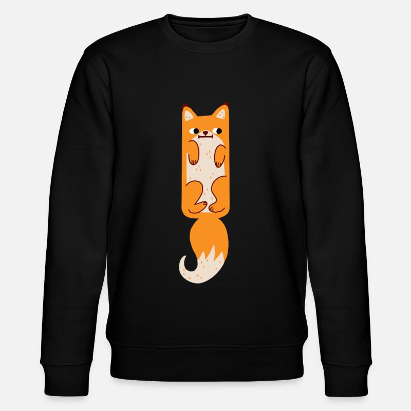 Fuchs - Stanley/Stella Unisex Bio-Sweatshirt CHANGER  - Schwarz