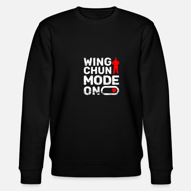Mode Wing chun activé - Sweat bio CHANGER Stanley/Stella Unisexe - noir