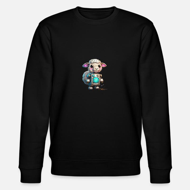 Robot Mouton - Sweat bio CHANGER Stanley/Stella Unisexe - noir