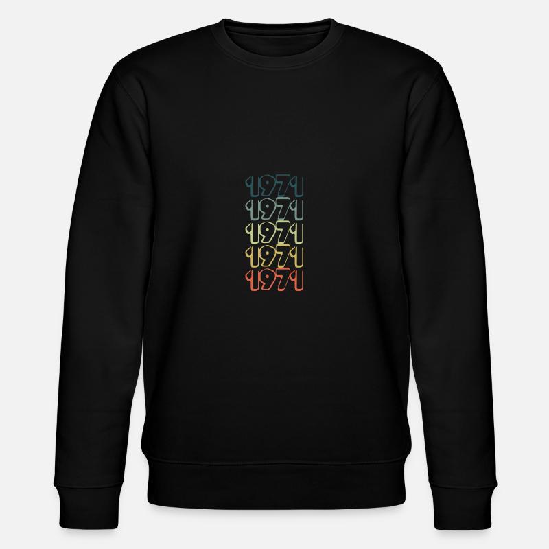 en 1971 - Sweat bio CHANGER Stanley/Stella Unisexe - noir