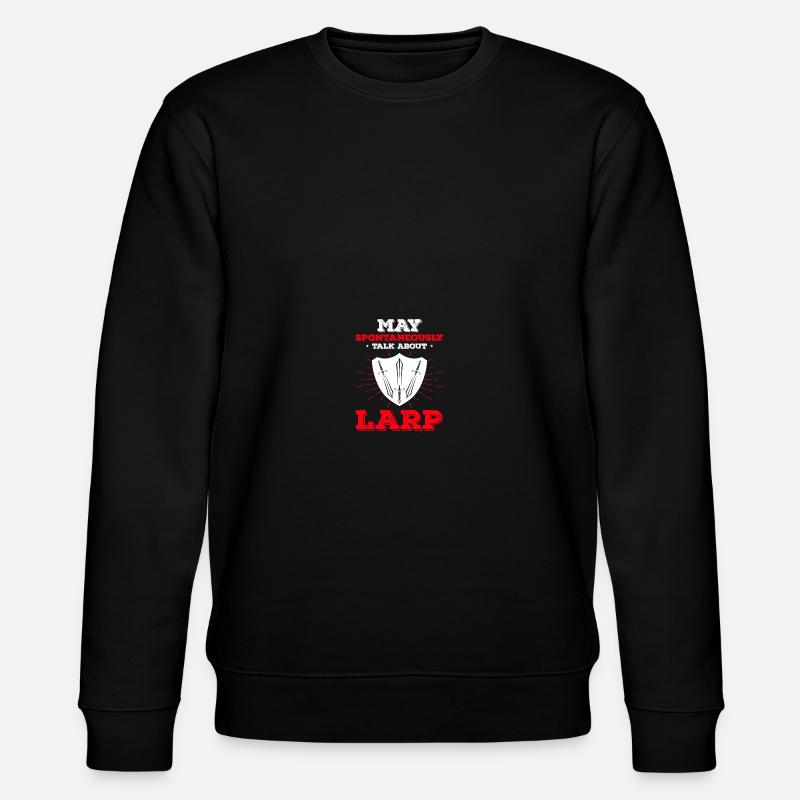 Fantasy-Rollenspiele Larp Larping - Stanley/Stella Unisex Bio-Sweatshirt CHANGER  - Schwarz